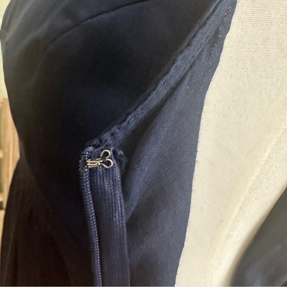 NWT Esley Ruffle Sleeveless Women’s Size M Dress - silk & cotton classy elegant - Picture 7 of 9